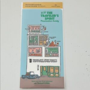 Traveler’s Company travelers notebook standard size clear folder 2026 design